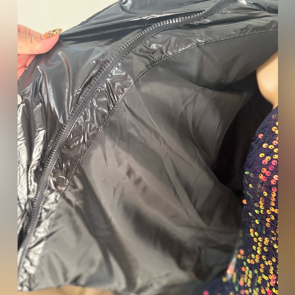 ‼️LAST ONE Women's Short Relaxed Puffer Jacket - A New Day black - Picture 6 of 7